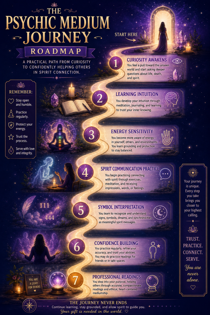 “Psychic Medium Journey” Roadmap